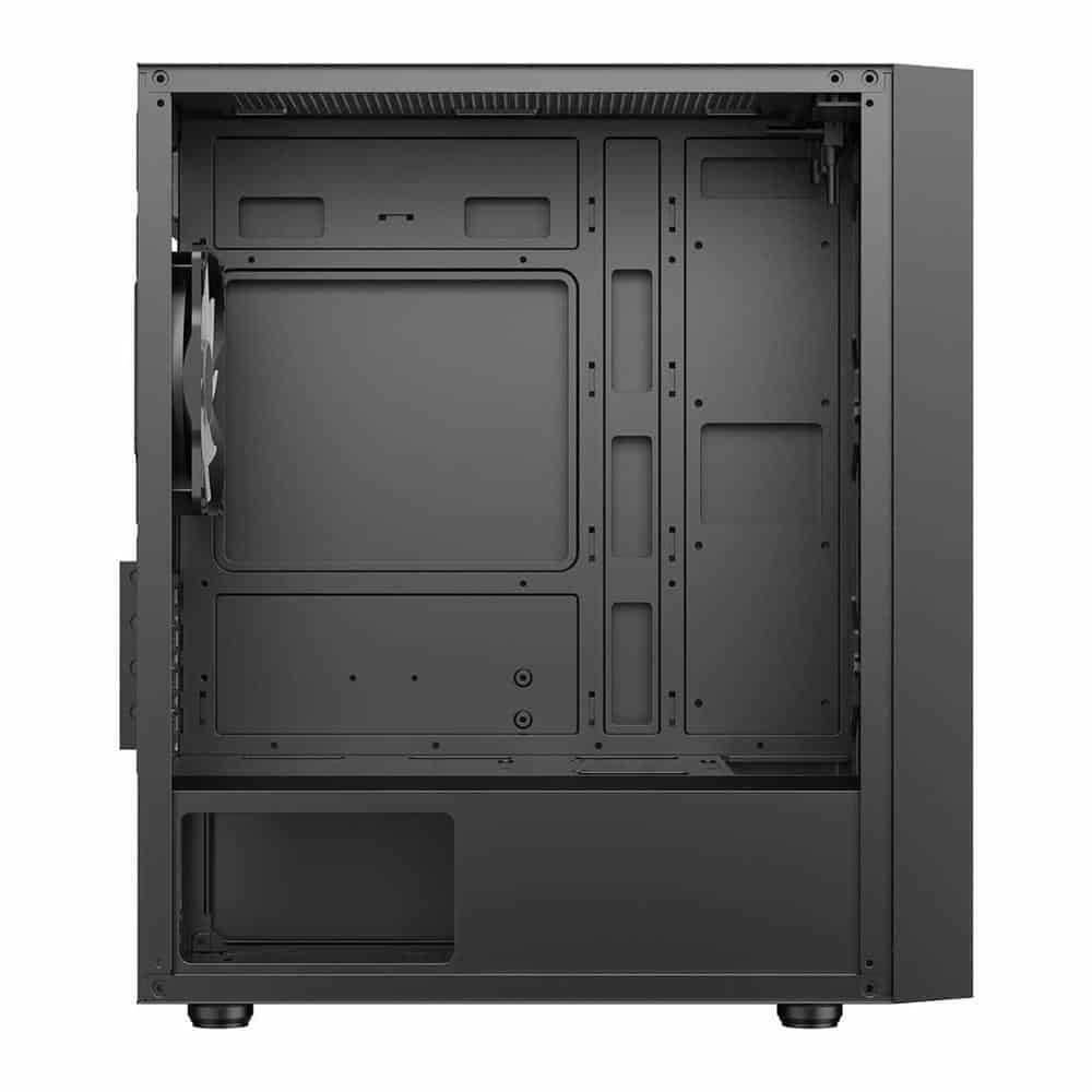 (image for) CiT Luna Black Tempered Glass MicroATX Case